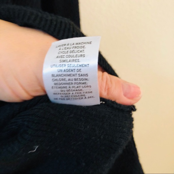 BP Black V neck Pullover Sweater Size Small - Picture 5 of 7